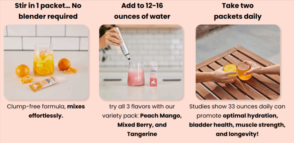 How to use Nativepath Hydrate Stick Packs