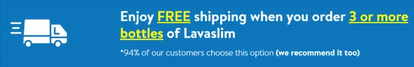 LavaSlim Free Shipping