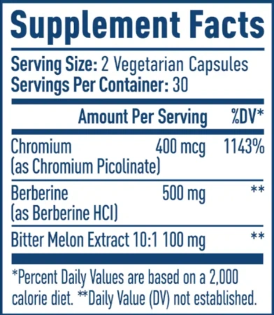 NativePath Native Berberine Ingredients